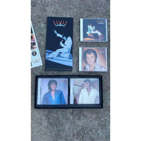 Elvis The King of Rock 'N' Roll Essential 70's Masters 5 Discs Box Set Stamps - Picture 4 of 6